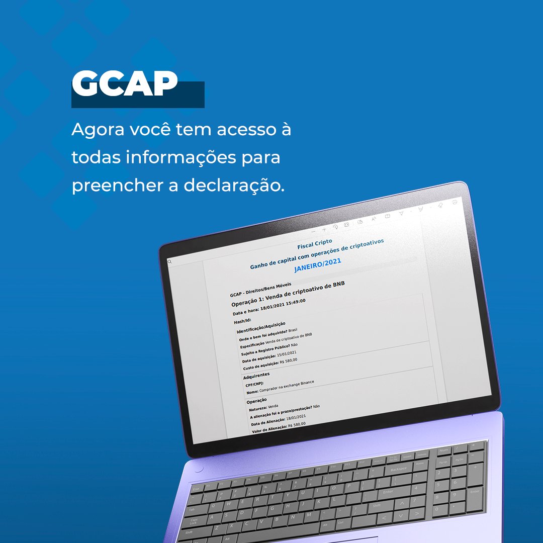 fiscalcripto's tweet photo. Agora os relatórios estão mais informativos e intuitivos, tudo para facilitar a sua vida na hora declarar seus #criptoativos! Além das melhorias no GCAP e no Imposto de Renda, o IN 1.888 e o DARF continuam completos.

#fiscalcripto #fc #declaraçao #GCAP #DARF #impostoderenda https://t.co/RksaabY20F
