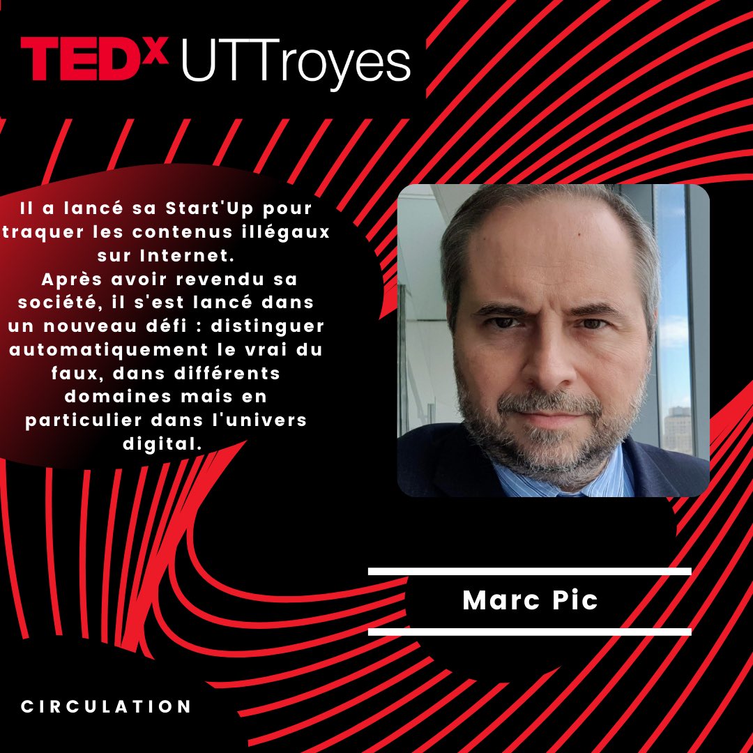 👉Voici le nouveau speaker du jour : Marc Pic.

Ayant fait des recherches et études sur le traitement des images et le calcul à hautes performances, Marc Pic nous partagera son savoir dans ce domaine. Notamment sur la circulation des deep fakes 👈