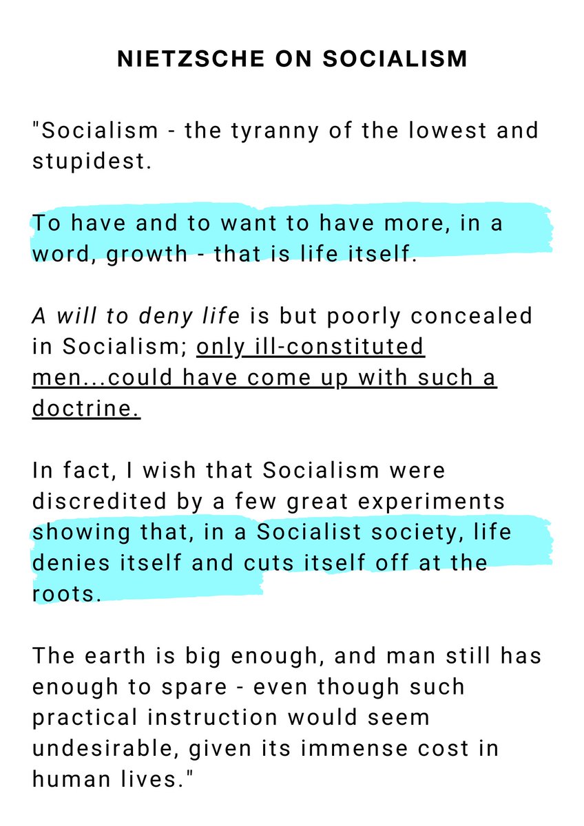 Nietzsche on Socialism