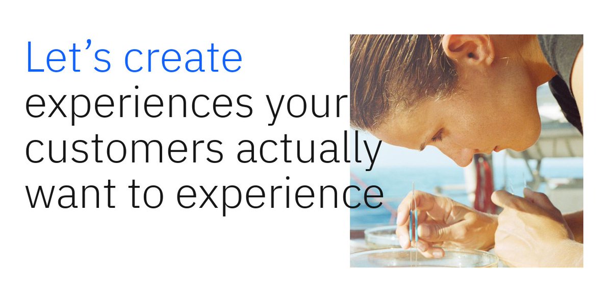 #letscreate #IBM .. experiences.. not more to be said, right?