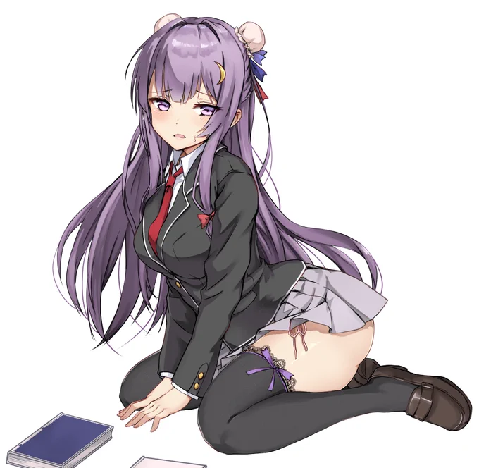 jkパチュリーさん(再掲)
本を運んでいたら転んでしまったパチュリーさん📚📖 