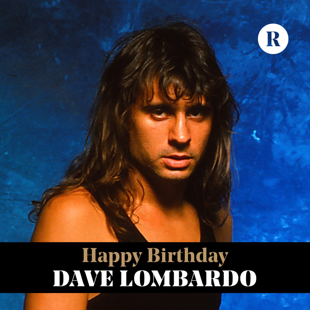  Happy birthday, Dave Lombardo!

Great drummer or the greatest drummer? 