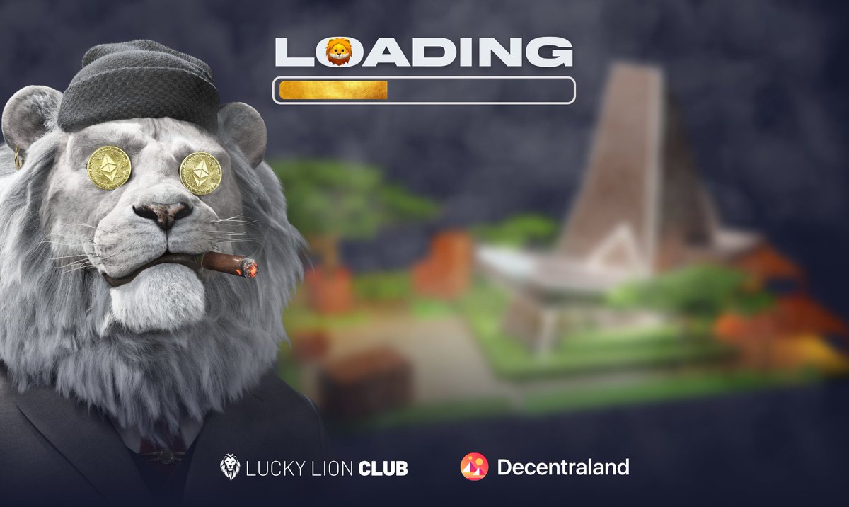ControlMNFT's tweet photo. Here is a preview of a 3D model of what the @Lucky_Lion_Club  tribe will look like on Decentraland, the team starts the implementation at the end of the week. Can't wait to see what it will look like  🦁🔥  #LLCTribe #LLCNFT https://t.co/LZPdow6cwF