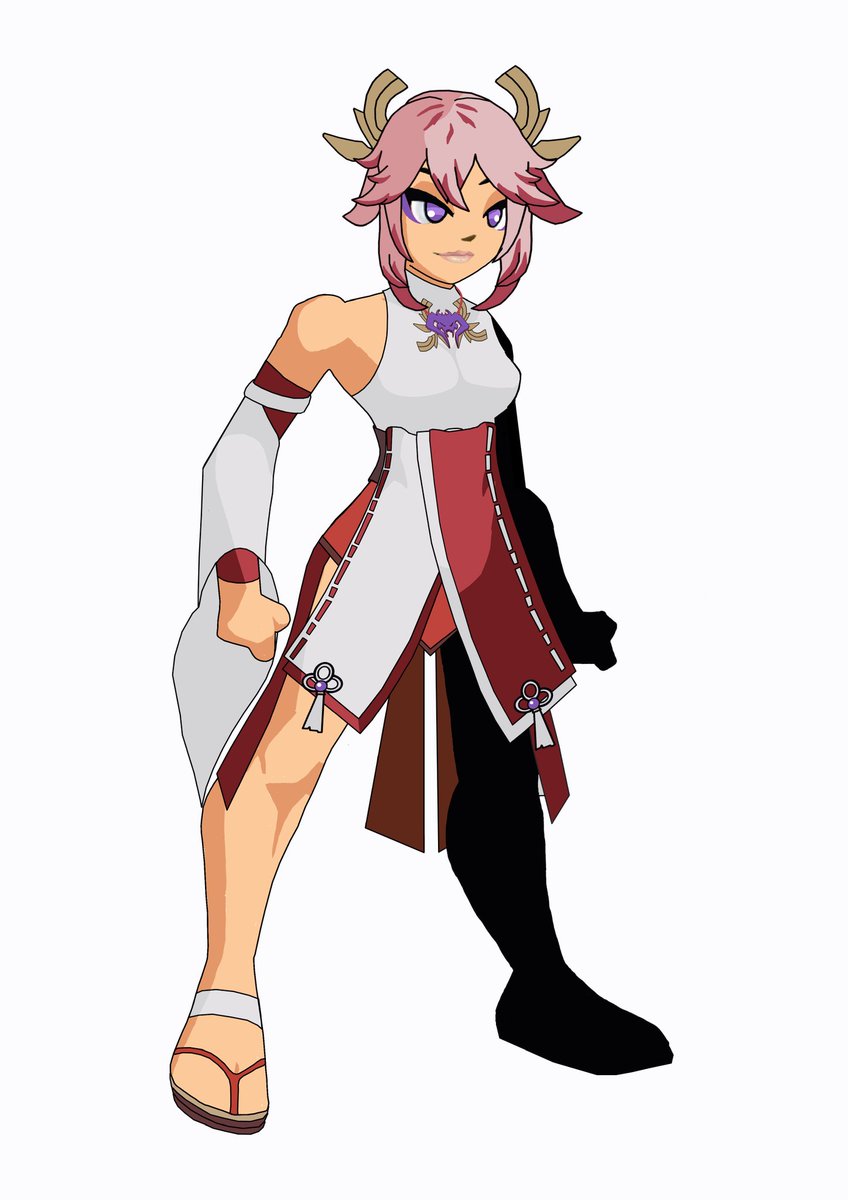You may have Yae Miko in genshin impact but I have Yea Miso in AQW, Totally not be on Copium right now
#GenshinImpact