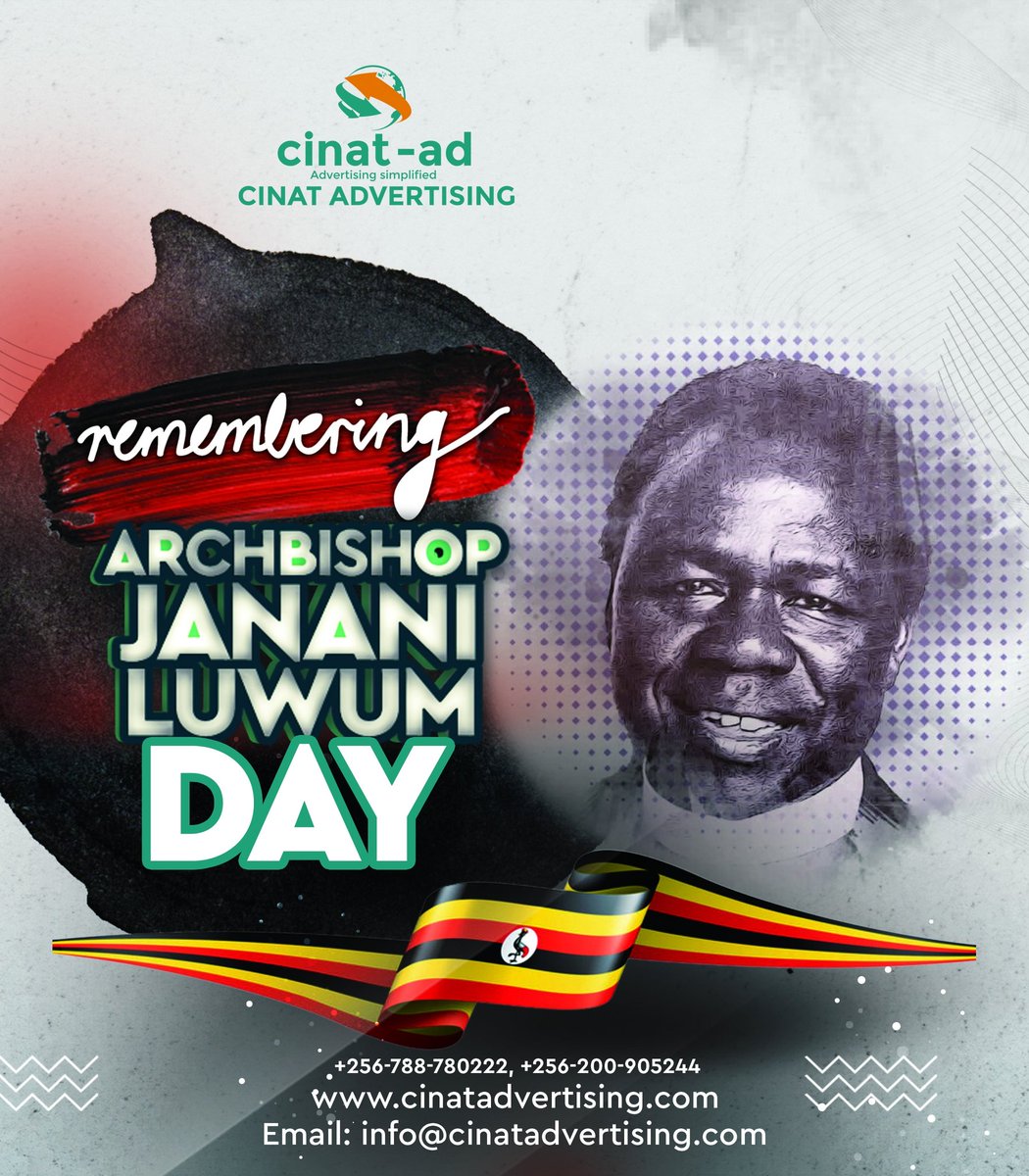 cinat_ad's tweet photo. We wish you a happy Janani Luwum commemoration day.
#AdvertisingSimplified https://t.co/55U1ukcBfs