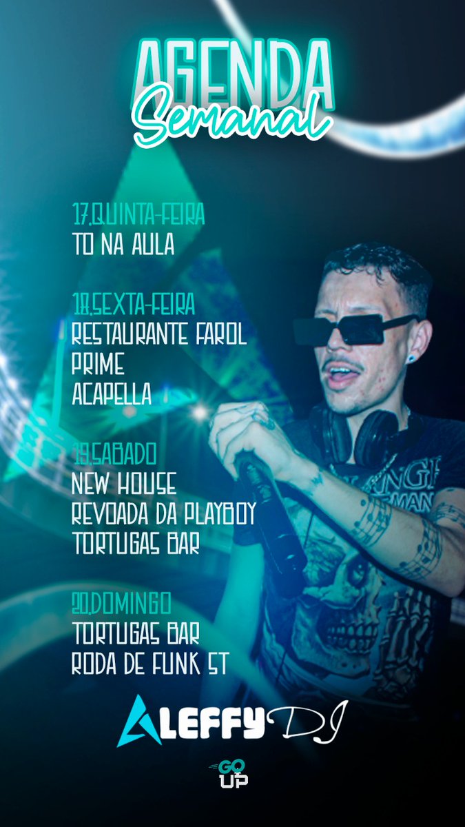 AleffyDj's tweet photo. AGENDA DA SEMANA TA DAQUELE JEITO FAMÍLIA  🔥👏🙅‍♂️ https://t.co/6Xh83SpMEU
