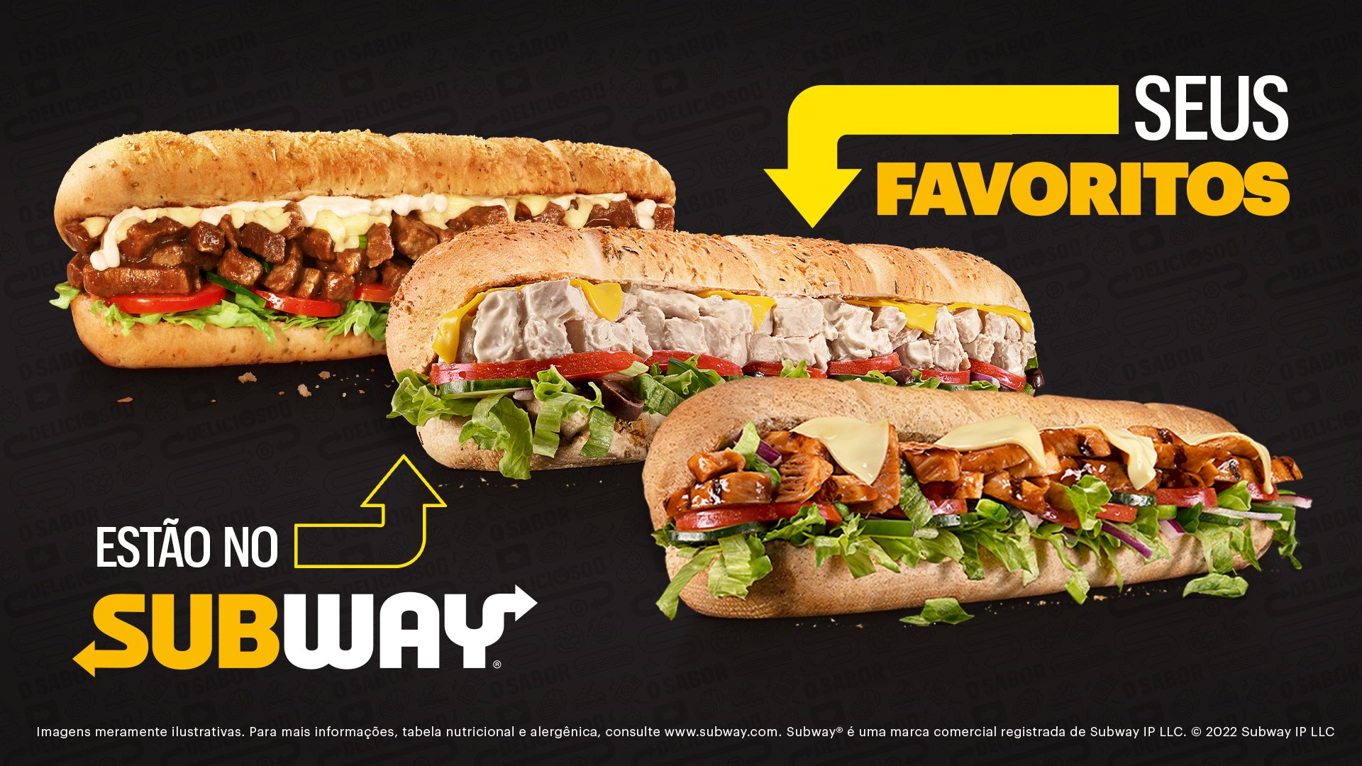 Subway Brasil - Sabor real, preço surreal. Chegaram os novos POP