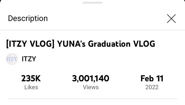 SYN_GLOBAL's tweet photo. Yuna's vlog reached 3 million views.

In five days the vlog became the only ITZY VLOG to achieve 2M and 3M views and +200k likes.

#유나 #YUNA #ITZY @ITZYofficial ITZY YUNA https://t.co/6VDvtZTF38