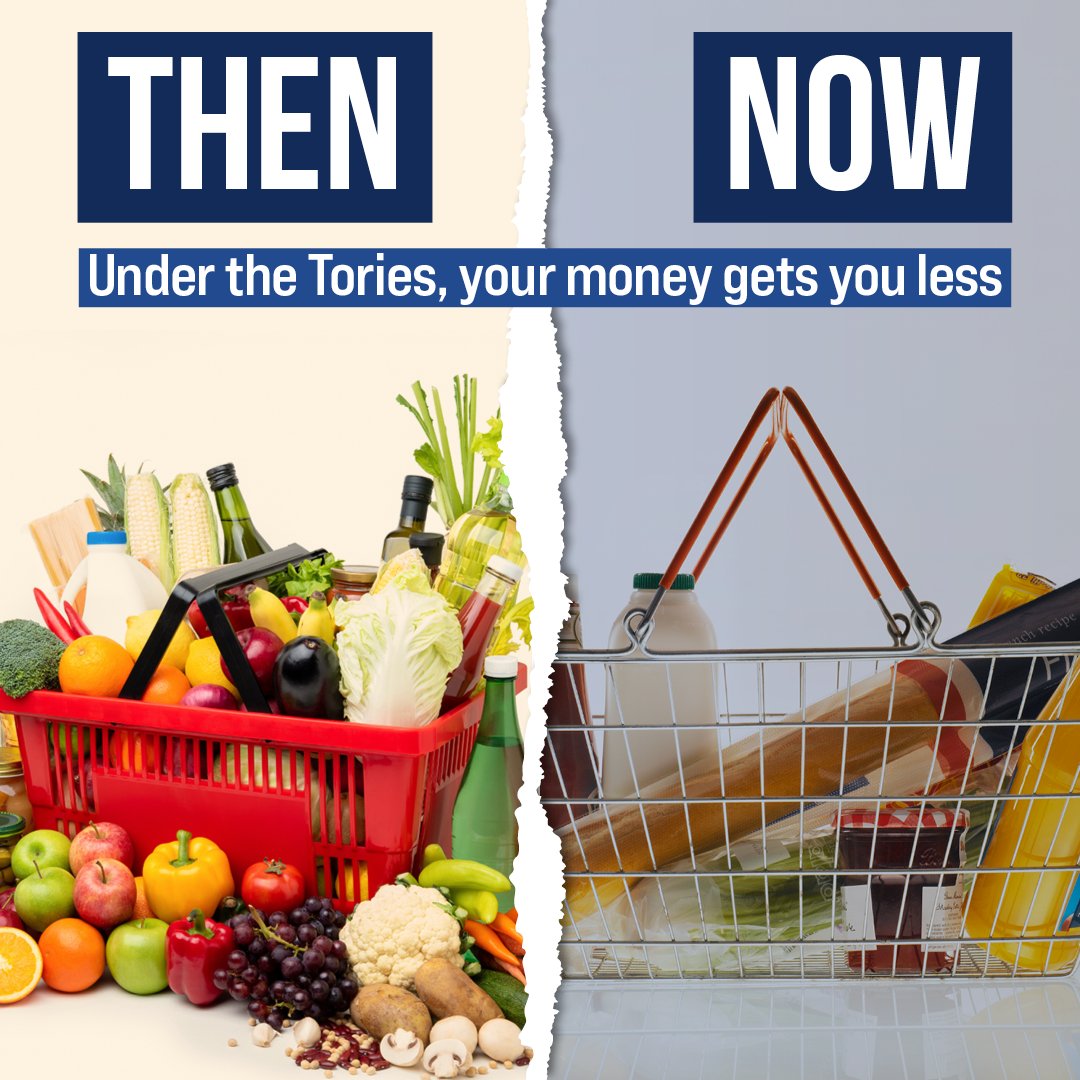 Under the Conservatives, inflation has reached a 30 year high. So your money gets you less every time you shop. It’s time for a Labour government focused on ending the Tories’ cost-of-living crisis.