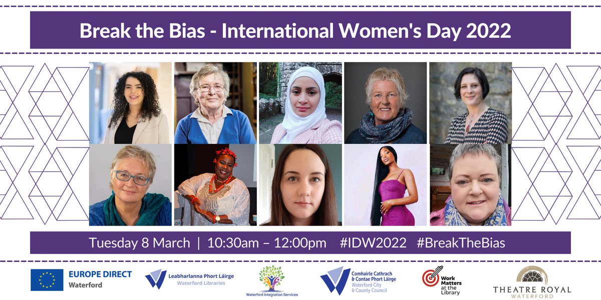 #BreakTheBias with our fantastic #internationalwomensday speakers - book now at eventbrite.ie/e/break-the-bi…
