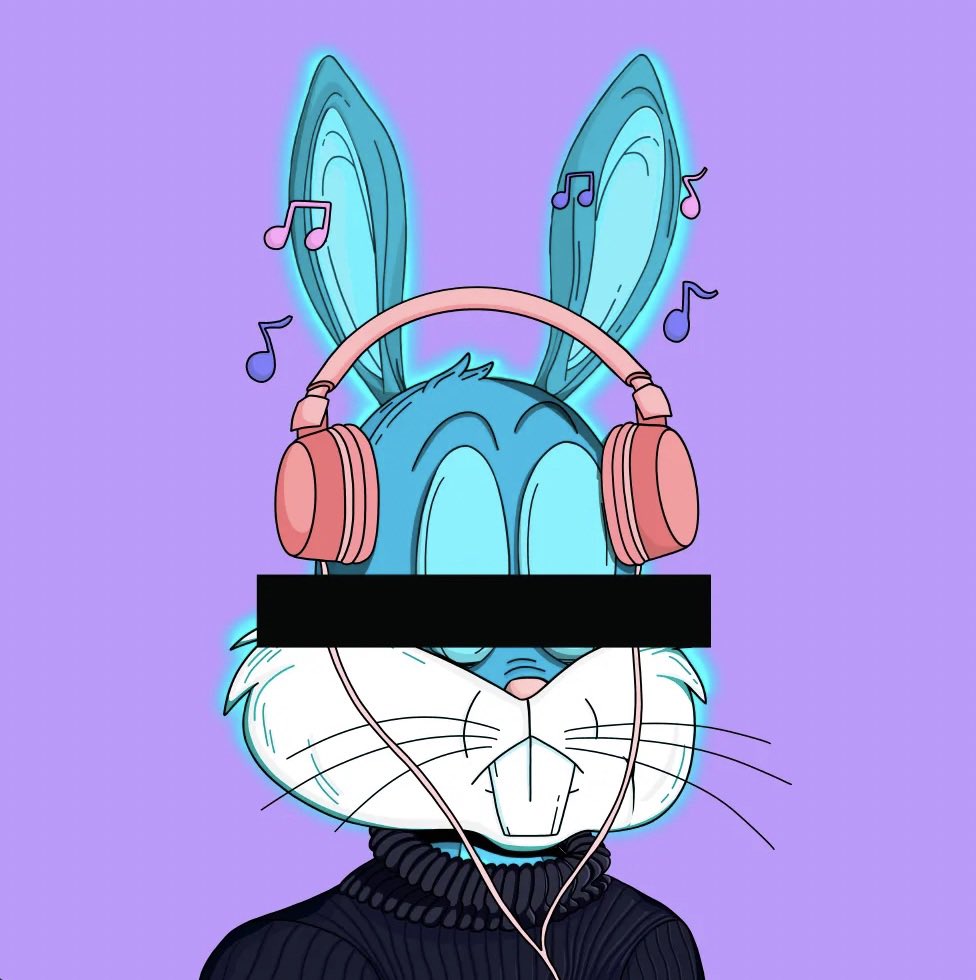 nkl_iv's tweet image. Monthly morph @dystopAI_NFT . Ghost rabbit #455 from @Redacted_Club has been to the depths of hell. Excellent interaction #TerraNFT and @SecretNetwork  #monthlymorph