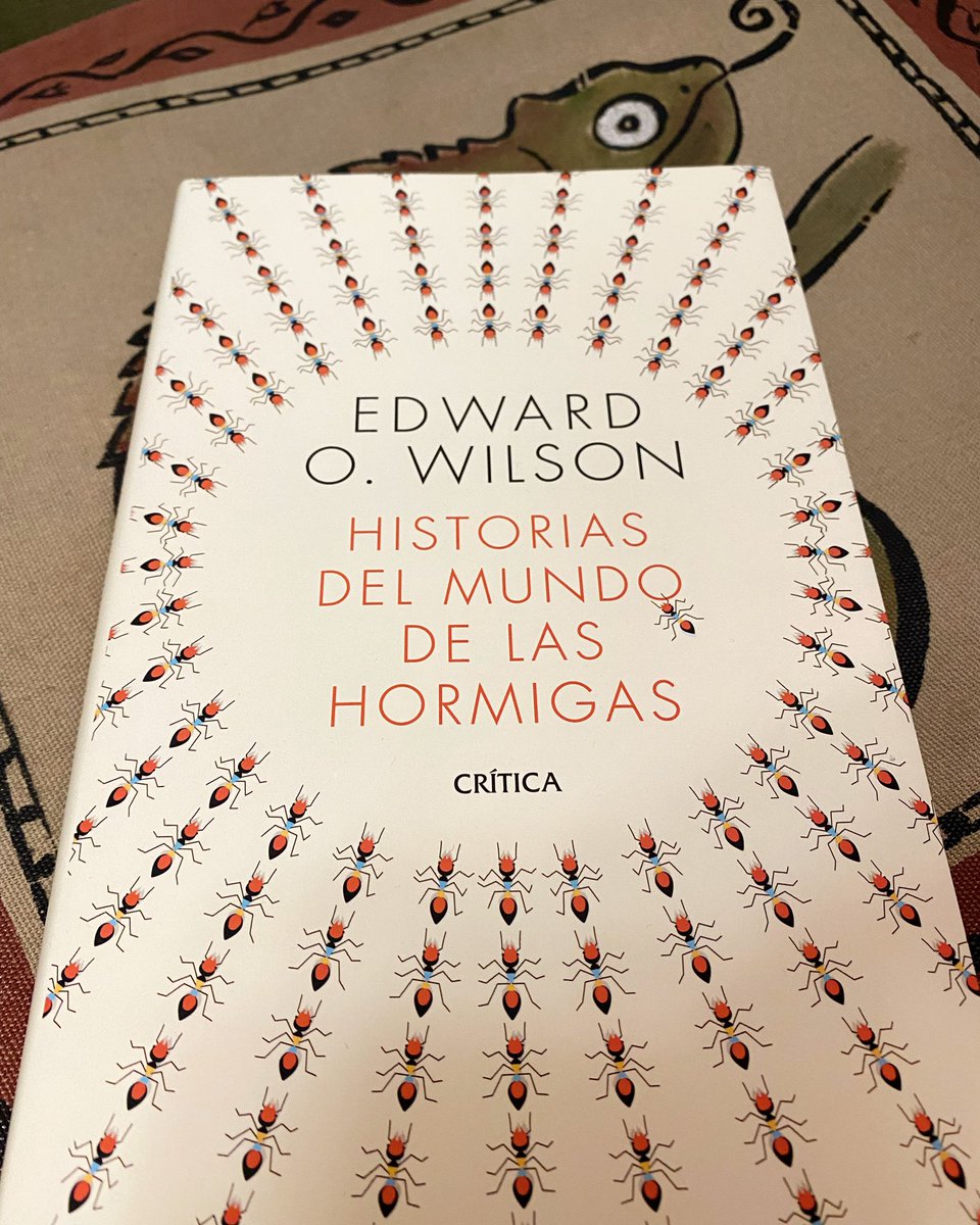 SerrallongaJ's tweet photo. #ProfSerrallongaLibrary
Maravilla de #libro; imprescindible para curiosas/os de la #naturaleza,y amantes de la #ciencia:
#HistoriaDelMundoDeLasHormigas,de #EdwardOWilson(@Ed_Critica)
Gracias @CarmenEstebanE,@rreguera y @ClaretVives @Planetadelibros
@museuciencies @AnimalesInv https://t.co/Gznd0oZYPY