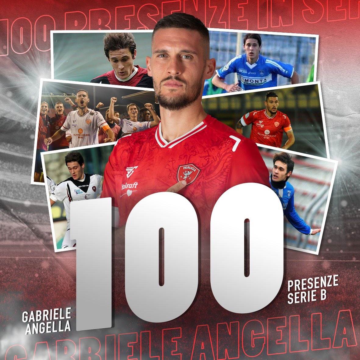 Tante battaglie in tutti i campionati..#Italia, #Inghilterra, #Belgio, coppe nazionali e competizioni europee..

Ed ora sono 💯 anche in <a href="/Lega_B/">Lega B</a> 

Grande <a href="/GabrieleAngella/">Gabriele Angella</a>! 👏👏👏👏

#forzagrifo <a href="/Lega_B/">Lega B</a> #SerieBKT <a href="/ACPerugiaCalcio/">A.C. Perugia</a>