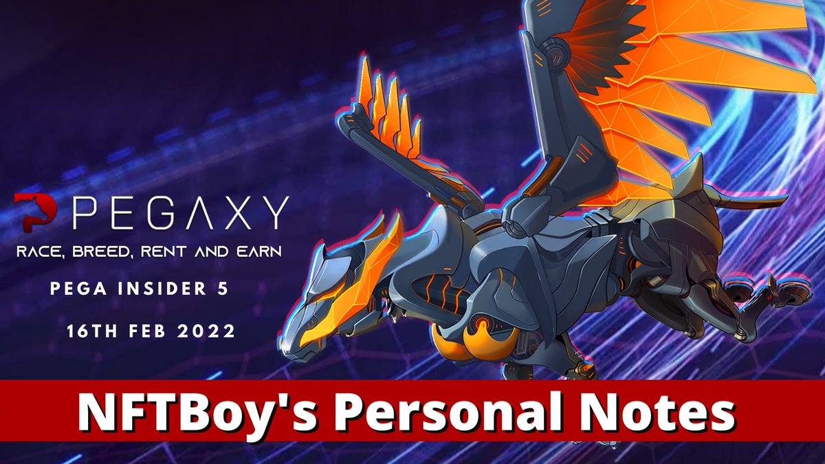 Personal Notes from <a href="/PegaxyOfficial/">Pegaxy</a>'s Pega Insider #5 (16 February, 2021) with <a href="/RealCoreyWilton/">Corey Wilton</a> 

1. Valentine Day event was a huge experiment and it was a great success for the team to burn tokens and give life to a new type of Pega. (1/11)