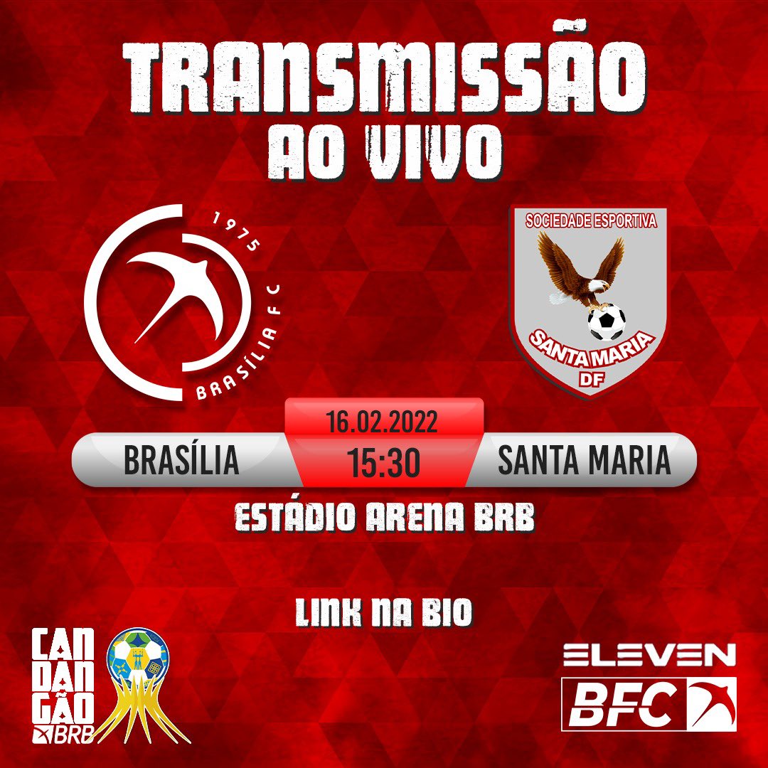Brasilia_FC's tweet photo. ALÔ, TORCIDA COLORADA!🔴⚪️ 

Não fique de fora da oitava partida do nosso Brasília no Candangão 2022. O link da partida está disponível em nossa Bio.📺

Vamos torcer juntos!🤜🏻🤛🏻 #AvanteBrasilia #MeuBrasilia https://t.co/s8FUuGoScj
