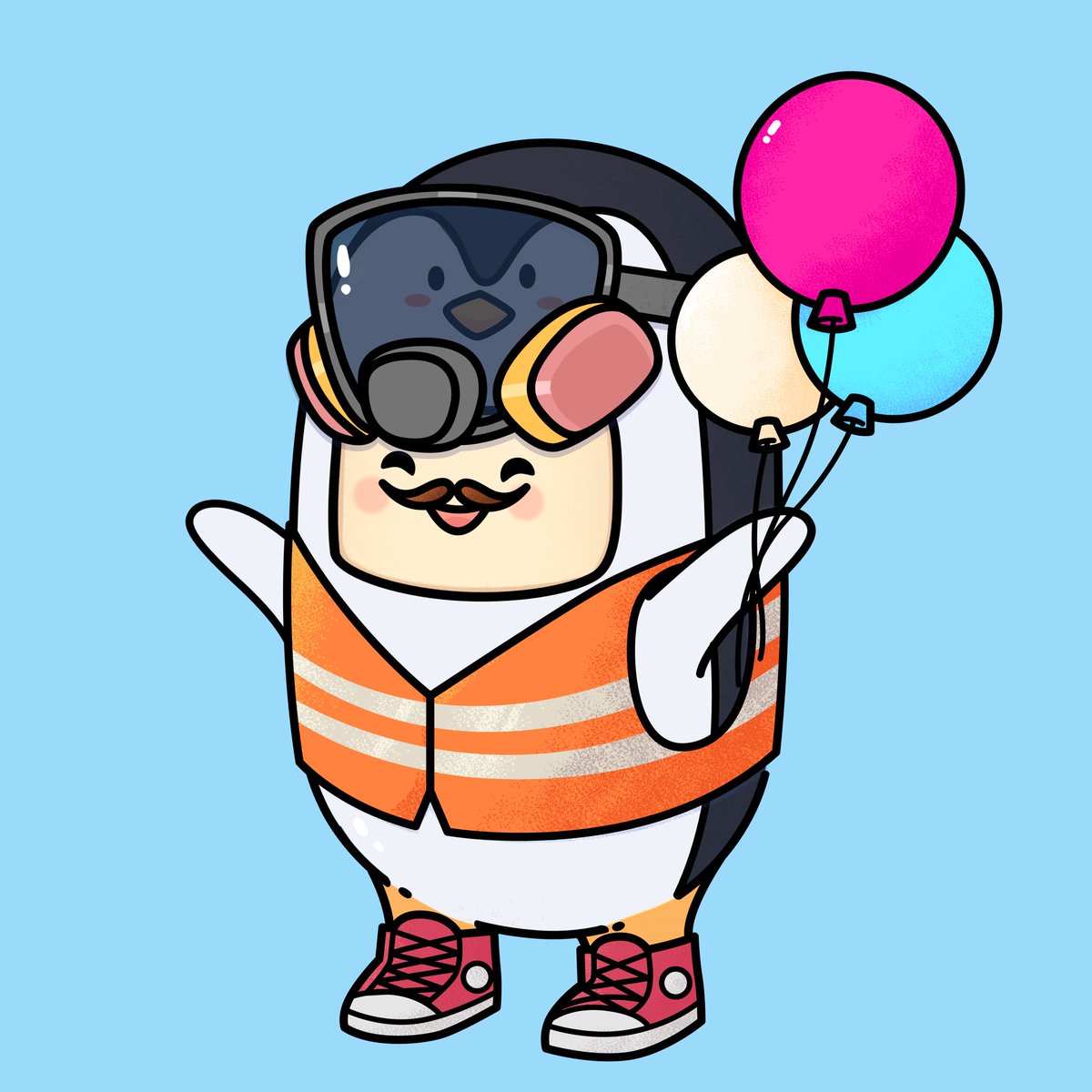 vinloveETH's tweet image. Will definitely look for couple plankies later with @lorainepETH! For now, here are the @PlanktoonsNFT I got from the mint! Aren’t they cute! 

The penguin was diving with a balloon for a change, visited this fishy in surprise - ahh! it is fishy’s birthday!