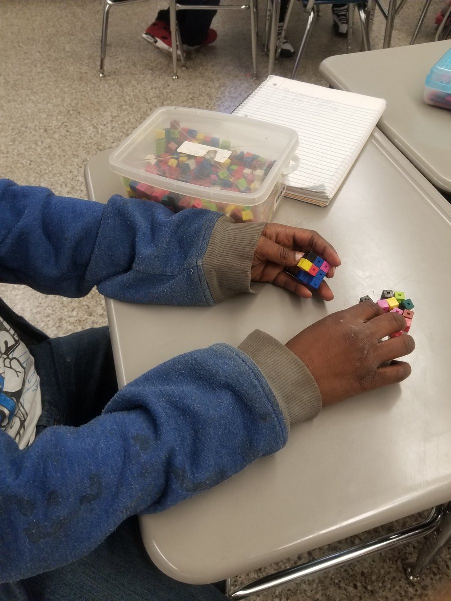 Building some rectangular prisms to look at dimensions and find volume.