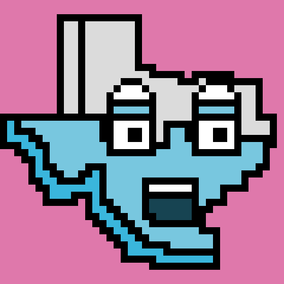 Texas face 025.
A quarter of Texas Face collection are complete today! My memorable piece is a collaboration with Mt. Fuji.
The background is pink, like a cherry blossom!
It's important to note that the top of his eyes is also Mt.Fuji.

#NFTs #nftart 
opensea.io/assets/matic/0…