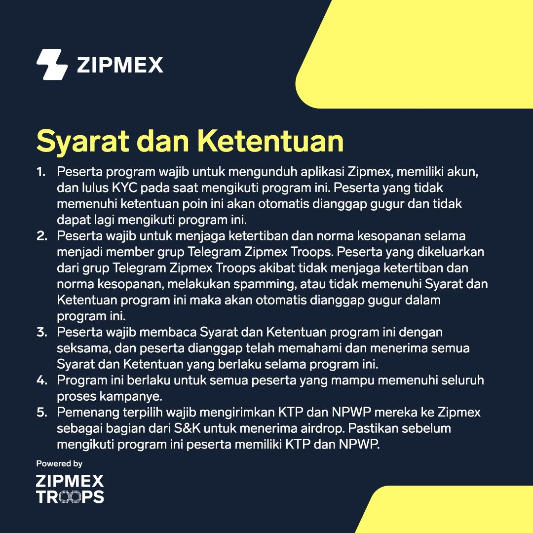 IsmailWoles's tweet photo. Woy gilaaa!! Zipmex ada kegiatan nih di Metaverse datang yuk om/tante! Yang datang bareng doi atau besti dapat 50K cuma-cuma, loh! Gabung sekarang dan cek selengkapnya di https://t.co/PJX7SzqQ8L #Zixel #KomunitasZipmexIndonesia. https://t.co/Drqyt19sBJ