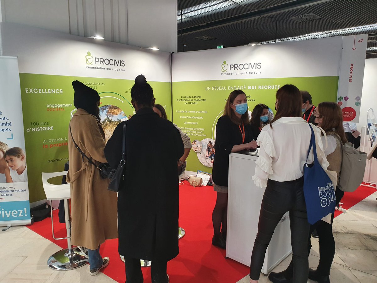 Notre réseau est présent aujourd'hui au forum de l'immobilier où nos collègues de <a href="/Nacarat_immo/">Nacarat</a> et d'Immo de France reçoivent des étudiants intéressés par les métiers du secteur #FMIV2022