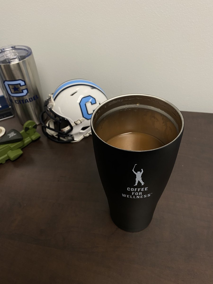 kerneylane's tweet photo. Nice ole big cup of joe this AM. Do not be mistaken, not a Phil guy even in the slightest! #CoffeeForWellness
@jack_kline11 you are distasteful with your lack of cream
@luketomlinson you have an issue, and I’m the middle bear that’s just right
Also shoutout @CitadelHoops
#Gameday https://t.co/0jHh2xQUtB