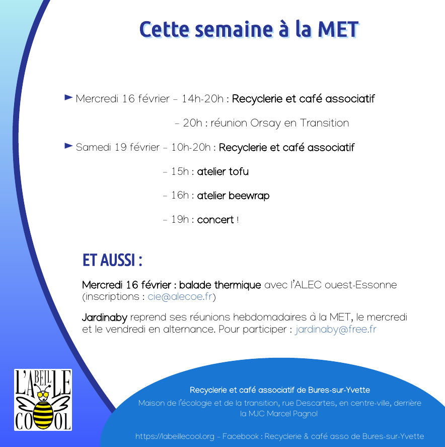 Recyclerie - café associatif de Bures-sur-Yvette tweet media
