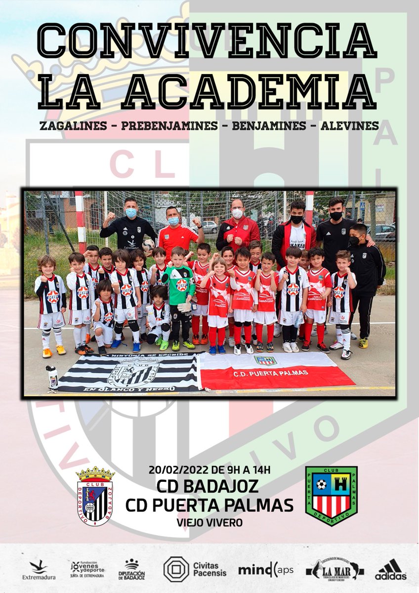 cdpuertapalmas's tweet photo. El domingo todos al Vivero, os esperamos y los chavales tb. Plantilla del Badajoz @guzmn_casaseca  @gorkasanta  @Jesus_clementee @ady_mmendes  @TahiruAwudu22 @fernandezdani97 @Josemag7_ .... https://t.co/7d4RYCwu5w