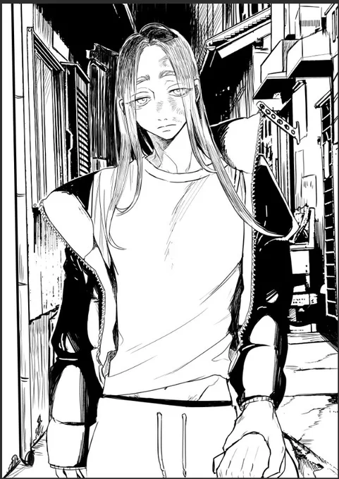 線画も好きだった 