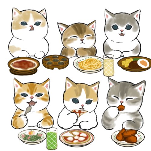 food eating no humans cat white background holding closed eyes  illustration images