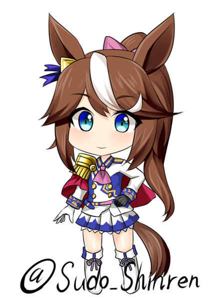 トウカイテイオー「#ウマ娘 #トウカイテイオー配信でトウカイテイオーを描いたよ 」|須藤のぼるのイラスト