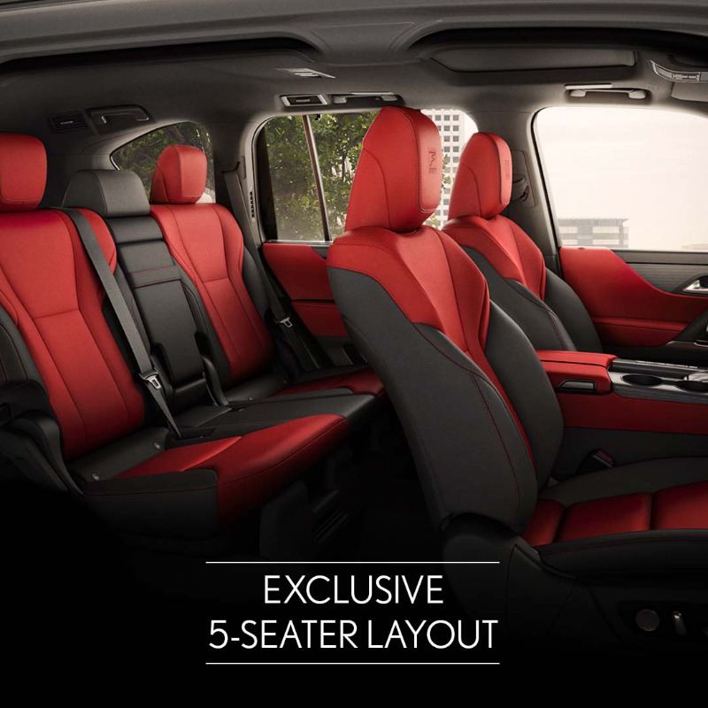 LexusAE's tweet photo. The most refined Lexus experience yet. Introducing The All-New 2022 Lexus LX F SPORT with exclusive F SPORT Interior Package that sets the scene for sports driving exhilaration.