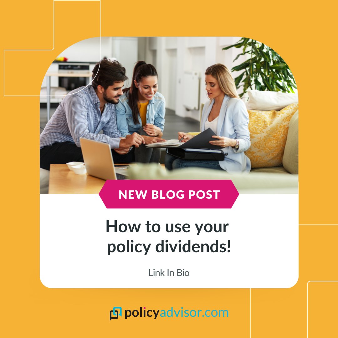 policyadvisorhq's tweet image. You might hear advisors using permanent insurance as an investment vehicle—but investments are only as good as their returns. 

Find out how to use your policy dividends to maximize your money. 

policyadvisor.com/life-insurance…
#insuranceinvestments #lifeinsurance #permanentlifeinsurance