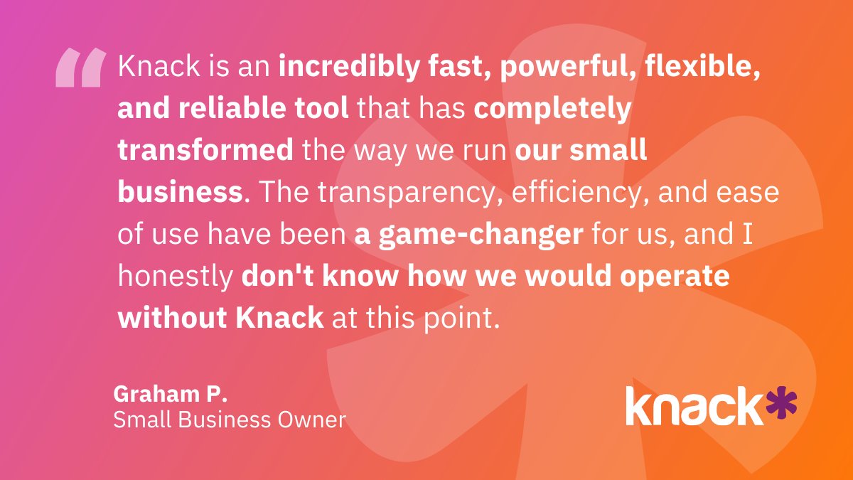 Knack tweet media