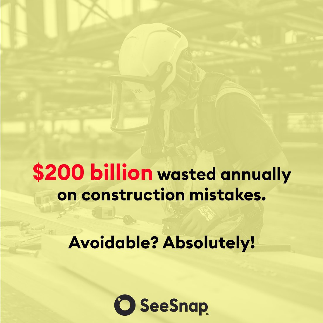 SeeSnapDo's tweet photo. SeeSnap enables contractors to better identify and rectify issues as they occur to avoid small project defects from becoming monumental issues. 

Get started with the SeeSnap application today!  

#construction #saas #contractor #technologysolutions #artificiallintelligence https://t.co/djDtQ5tchc