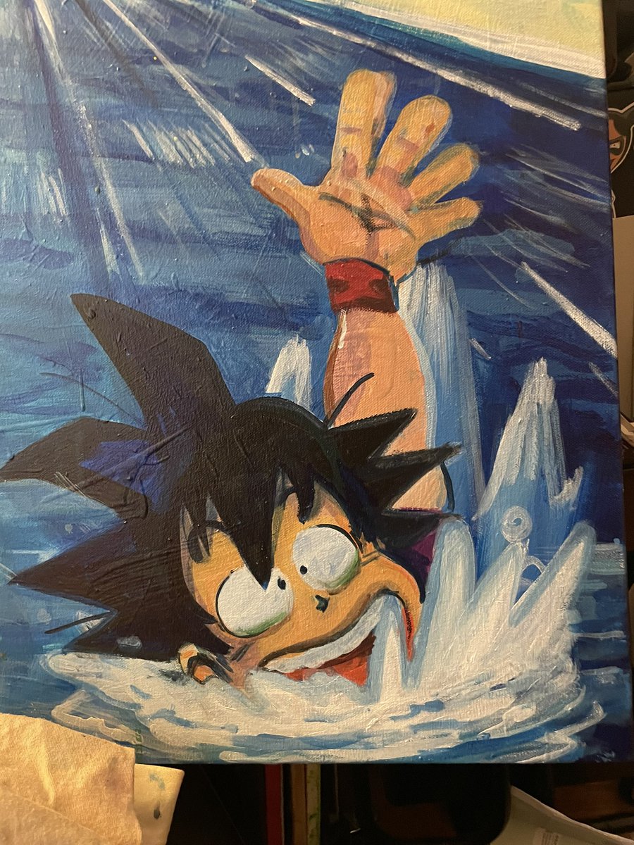 -sigh 

hang in there buddy 

#wip #dbz #paintingcommission #painting