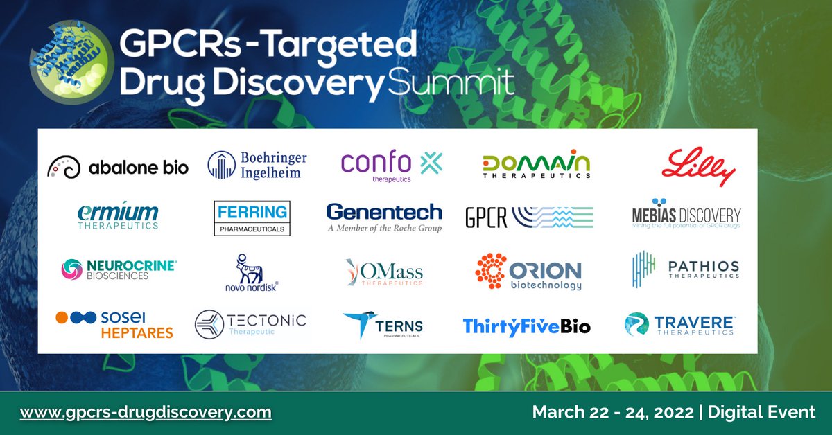 GPCRs - Targeted Drug Discovery Summit 2022 tweet media