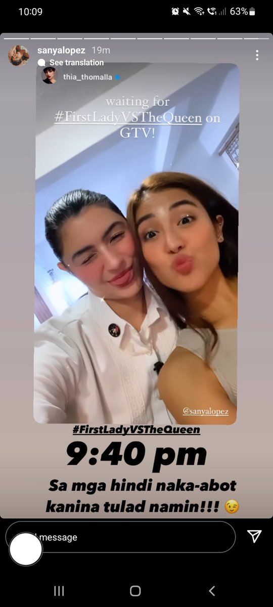 SanyaWarriors's tweet photo. Nood ulit sa GTV or sa GMA Website
https://t.co/zQjtKFiHWD
#FirstLadyVsTheQueen
@sanya_lopez @gmanetwork @GMADrama https://t.co/1fNGRGC8es