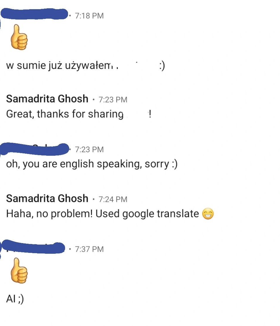 sam_techwriter's tweet photo. Sometimes #gobalisation has its own humor 🤖 https://t.co/6dwoJa3IRn