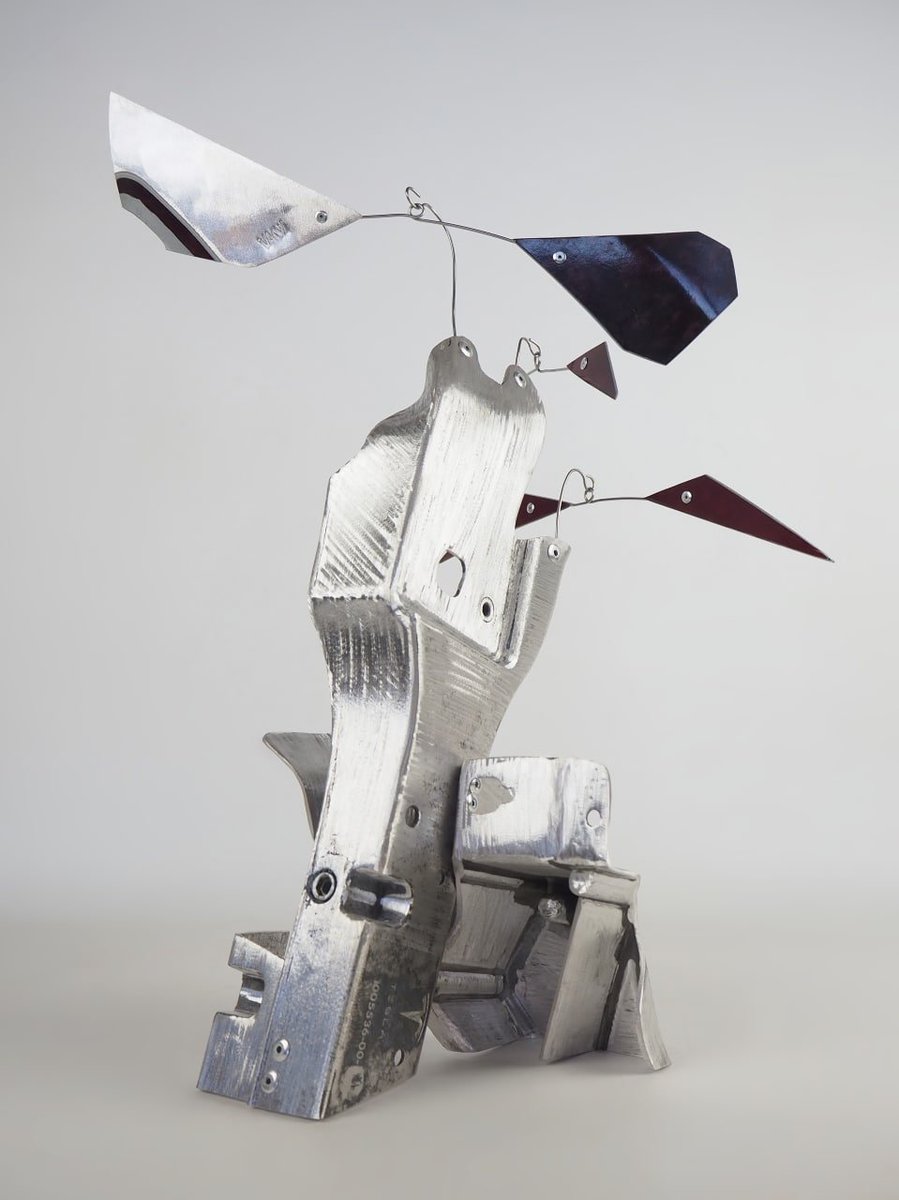 OBRAZY5's tweet photo. Sculpture made from @Tesla courpse! The unmanned electric vehicle has become a material metaphor for the new era, a universal attraction, and "real" desire machine.  #NFT #NFTs #NFTProject #NFTart #NFTCommmunity #nftcollector #NFTdrop #opensea https://t.co/xOPBBkTbOr https://t.co/LrUTndfAV4
