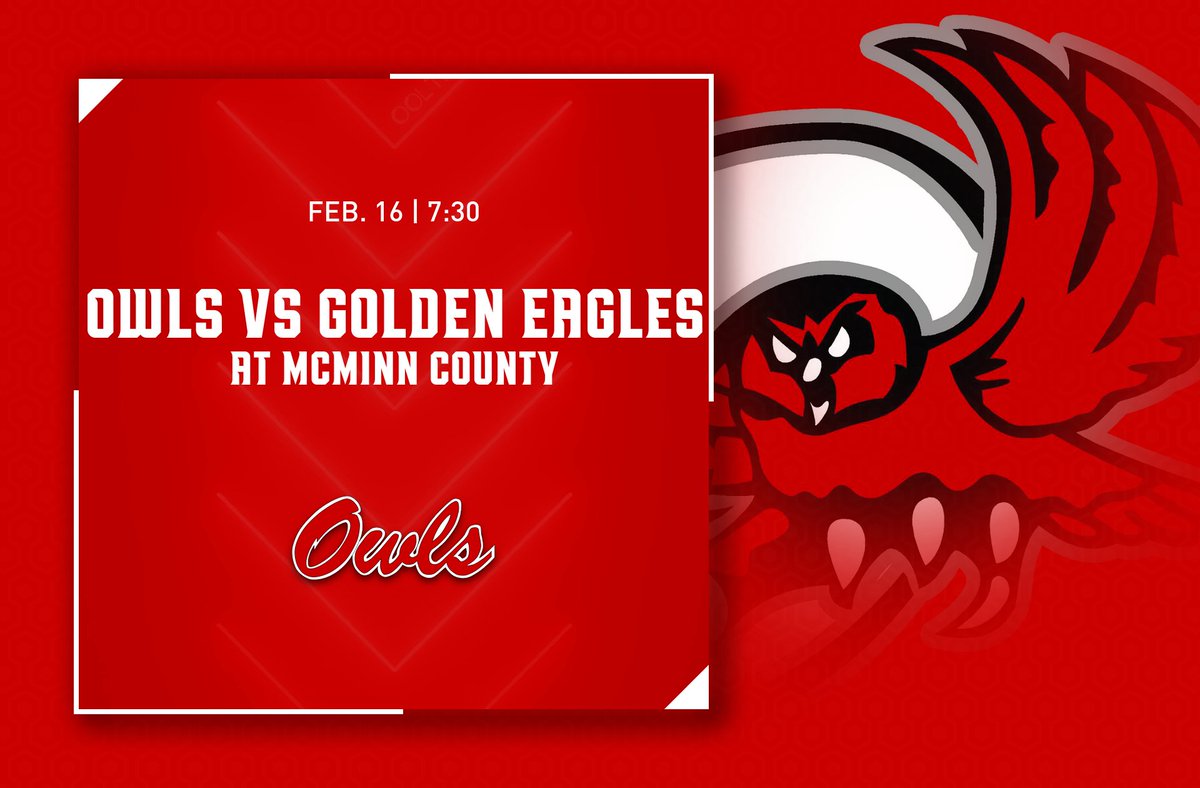 Tournament time! Owls take on Rhea County tonight at McMinn County in the District 5-AAAA tournament.

🦉 🆚 🦅
📍 McMinn County High School
🕢 Varsity Boys 7:30
🎟 $8 Adults, $5 Students

#BRN #GoOwls