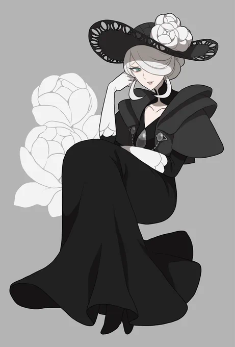 立ち絵のコギトさん、色彩がほぼ完全に「無」で最高にいい。 