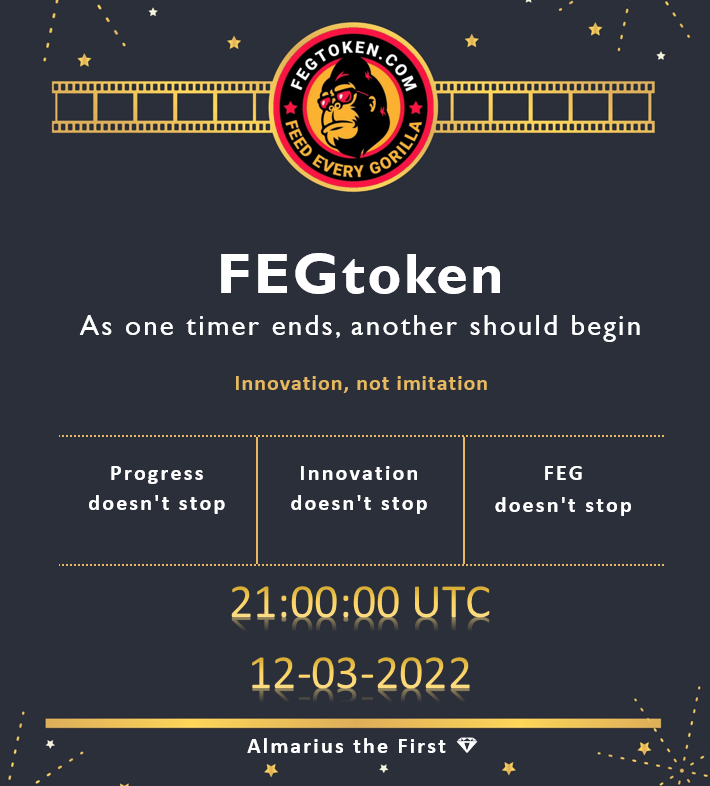 TheFirstTM's tweet photo. #FEGtoken's #SmartDeFi is live and running great on #BSC and #ETH chains❣️

You can create your own #token now at
https://t.co/ZXBgcuasC1🚀

AND next month something else is about to happen💥
Buy #FEG now, you are not too late https://t.co/B6is49bQuQ
