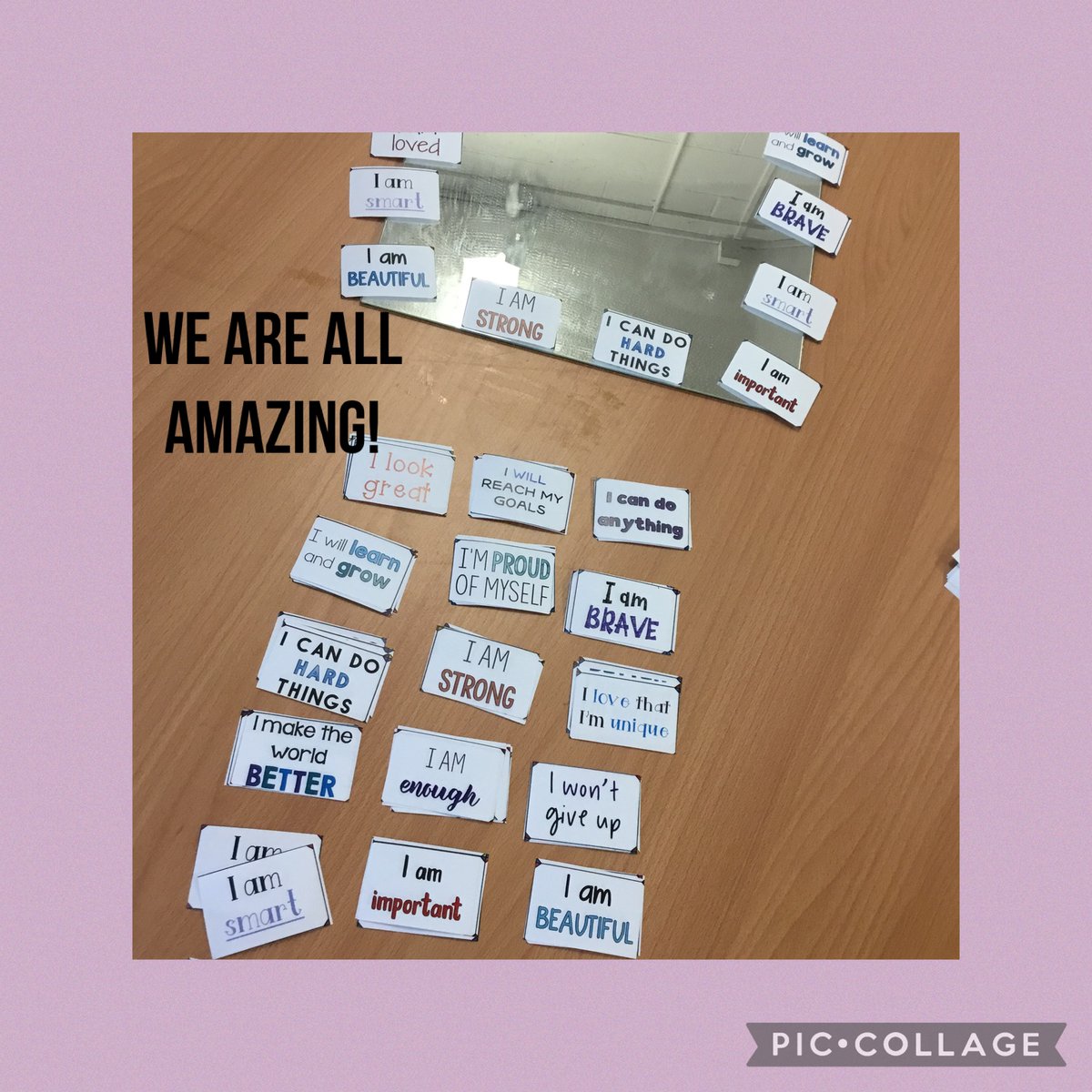 magorciwprimary's tweet photo. It is really important to remind ourselves how amazing we are! 
In our sessions this week we told ourselves 3 things that we love about ourselves 💜💙💚❤️🌈
#thrive #thriveapproach #childrensmentalhealth #positiveaffirmations #learningtoloveourselves https://t.co/5qlsEHNm6J