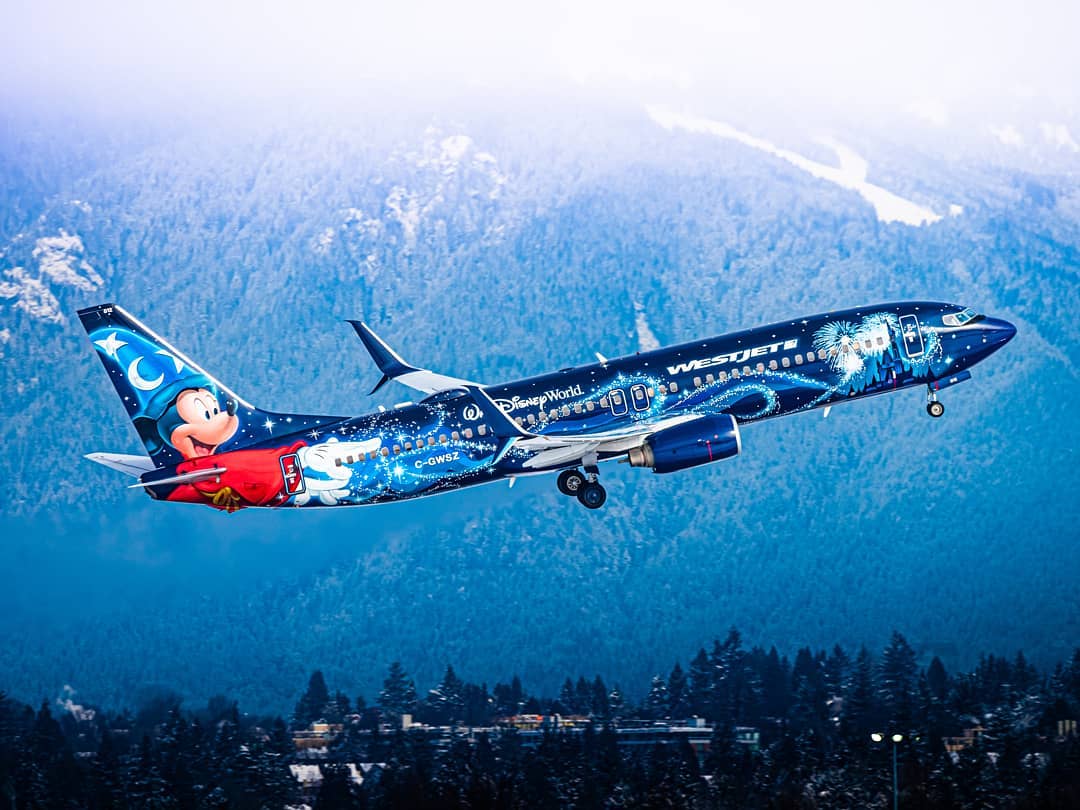 WestJet's tweet photo. Feeling the magic ✈️✨ #MagicPlane

Photo via onemoreweektogo on Instagram https://t.co/9Lf9D64EBh