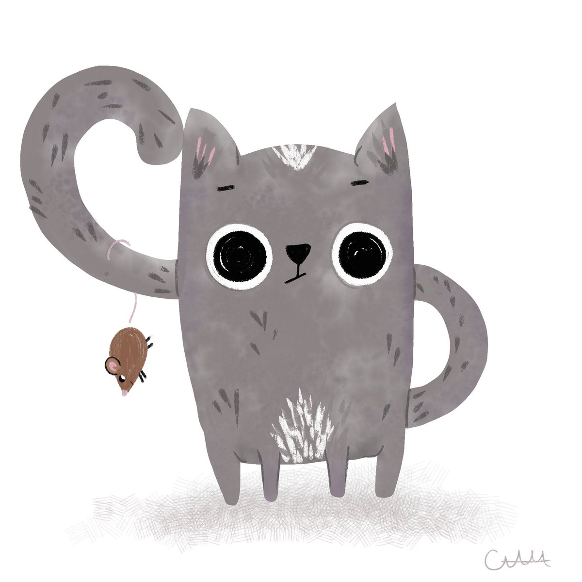 HansenCarolyn's tweet photo. Now, where did that mouse go? #WednesdayMotivation #illustration #animalillustration #Wednesdayvibe #drawing https://t.co/oujOzfuLC7