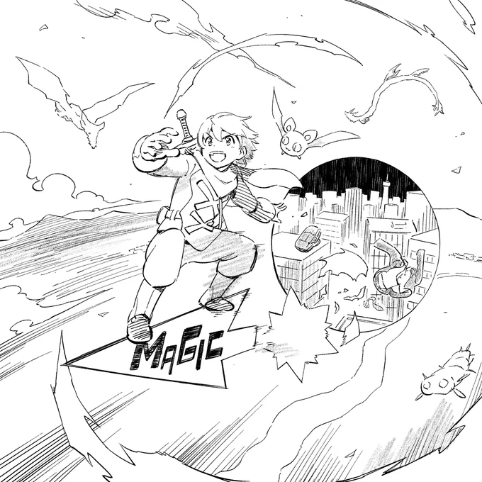 【告知】
MAGIC OF LiFEさん(@MAGICOFLiFE_JP)の新曲、「運命のポルタ」のジャケット担当しました!!今日から配信開始してます!

配信先は下記URLから飛べるようです!ぜひぜひ!
https://t.co/4Nn73cP3LZ

#MAGICOFLiFE
#運ポル 