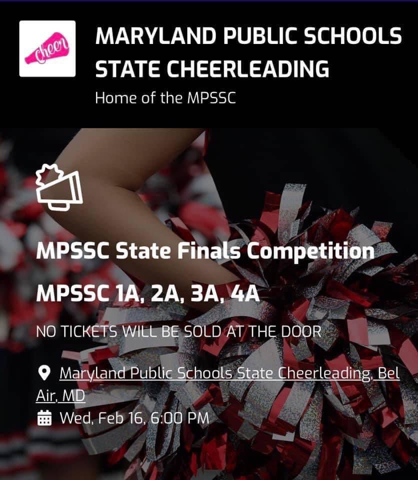 Crofton HS Athletics on Twitter "Good luck to Cheer as they compete