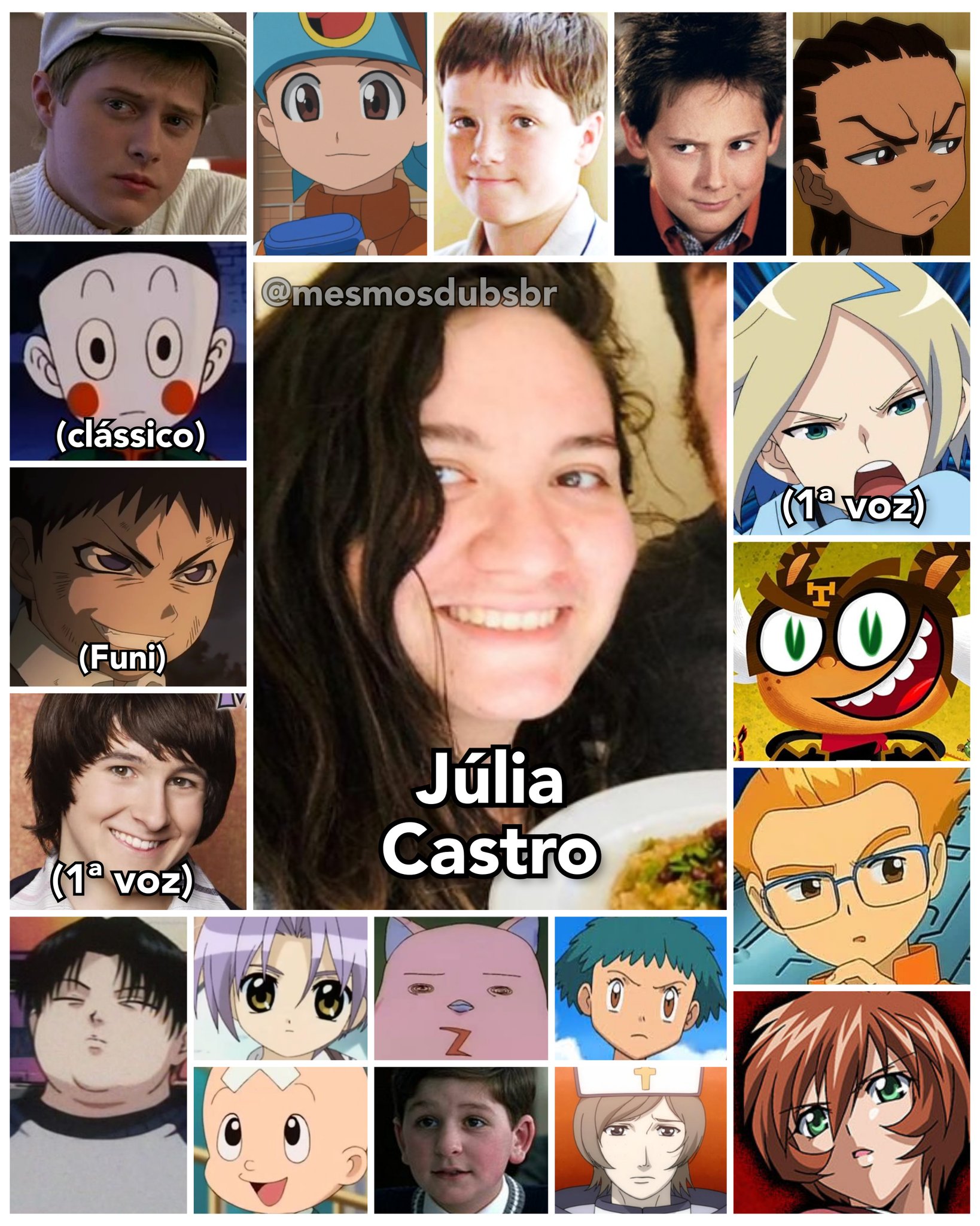 Personagens Com os Mesmos Dubladores! on X: A dona da voz de