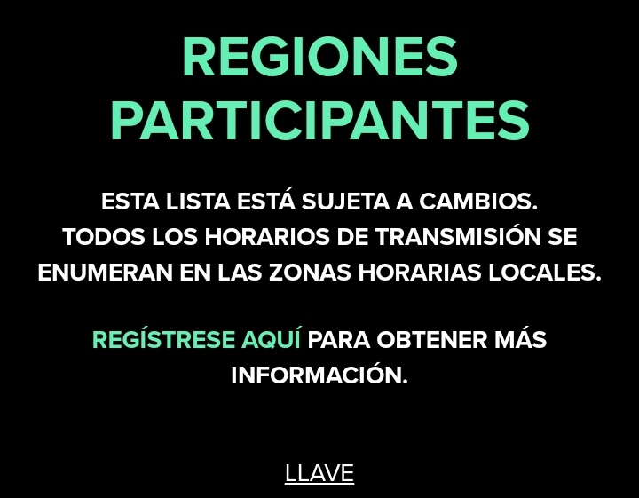 🚨| ARMY ECUADOR 🇪🇨

Es urgente que se registren en la página [btsptdlivecinemas.com], según la info dicen que puede cambiar el listado de países donde estará lo de los cines, necesitamos que Ecuador sea uno de los más pedidos, incluso tienen consideraciones para World tour (+)