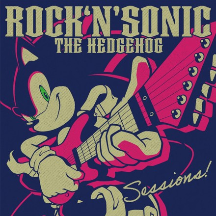 Key art for Rock'n'Sonic the Hedgehog Sessions!